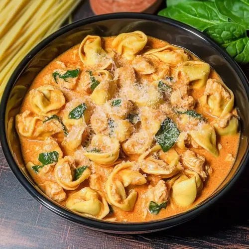 CrockPot Chicken Tortellini