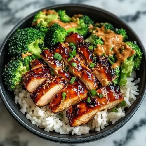 Sticky Chicken Bowls Recipe