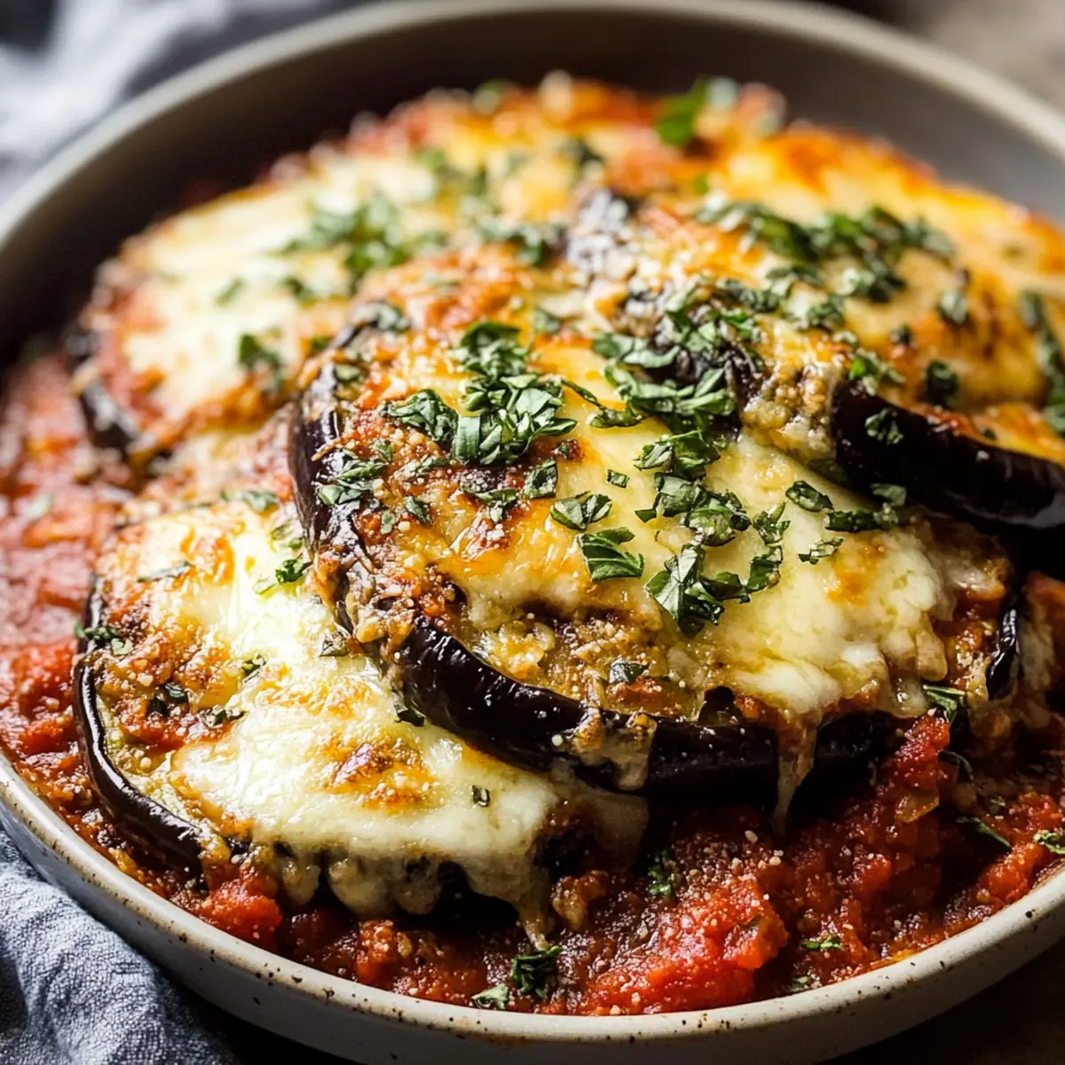 Easy Baked Eggplant Parmesan