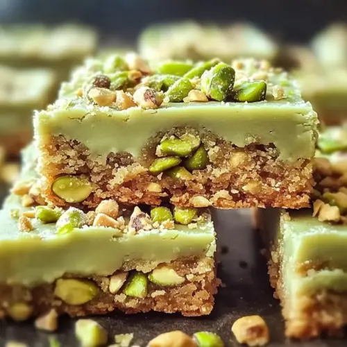 Pistachio Dream Cookie Bars