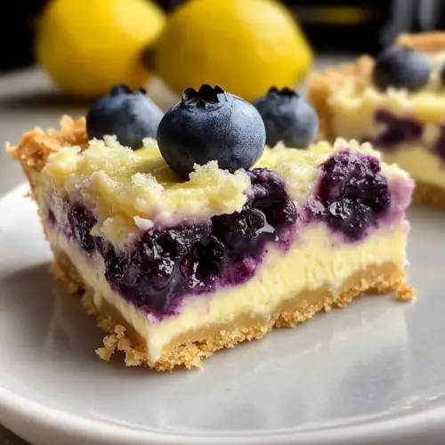 Blueberry Lemon Pie Bars