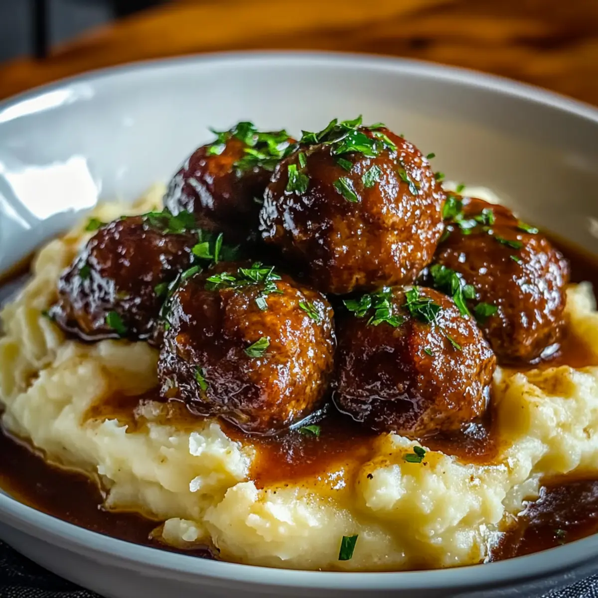 Salisbury Steak Meatballs