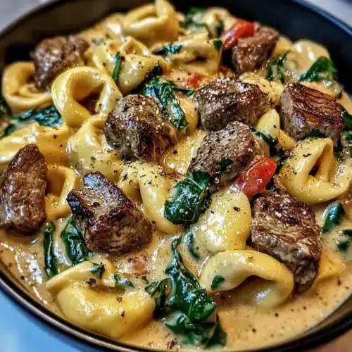Creamy Tuscan Spinach & Steak Bites