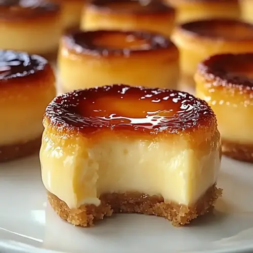 Mini Crème Brûlée Cheesecakes