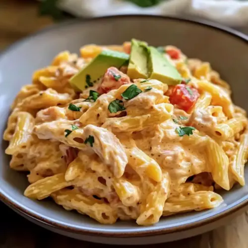 Crockpot chicken taco pasta