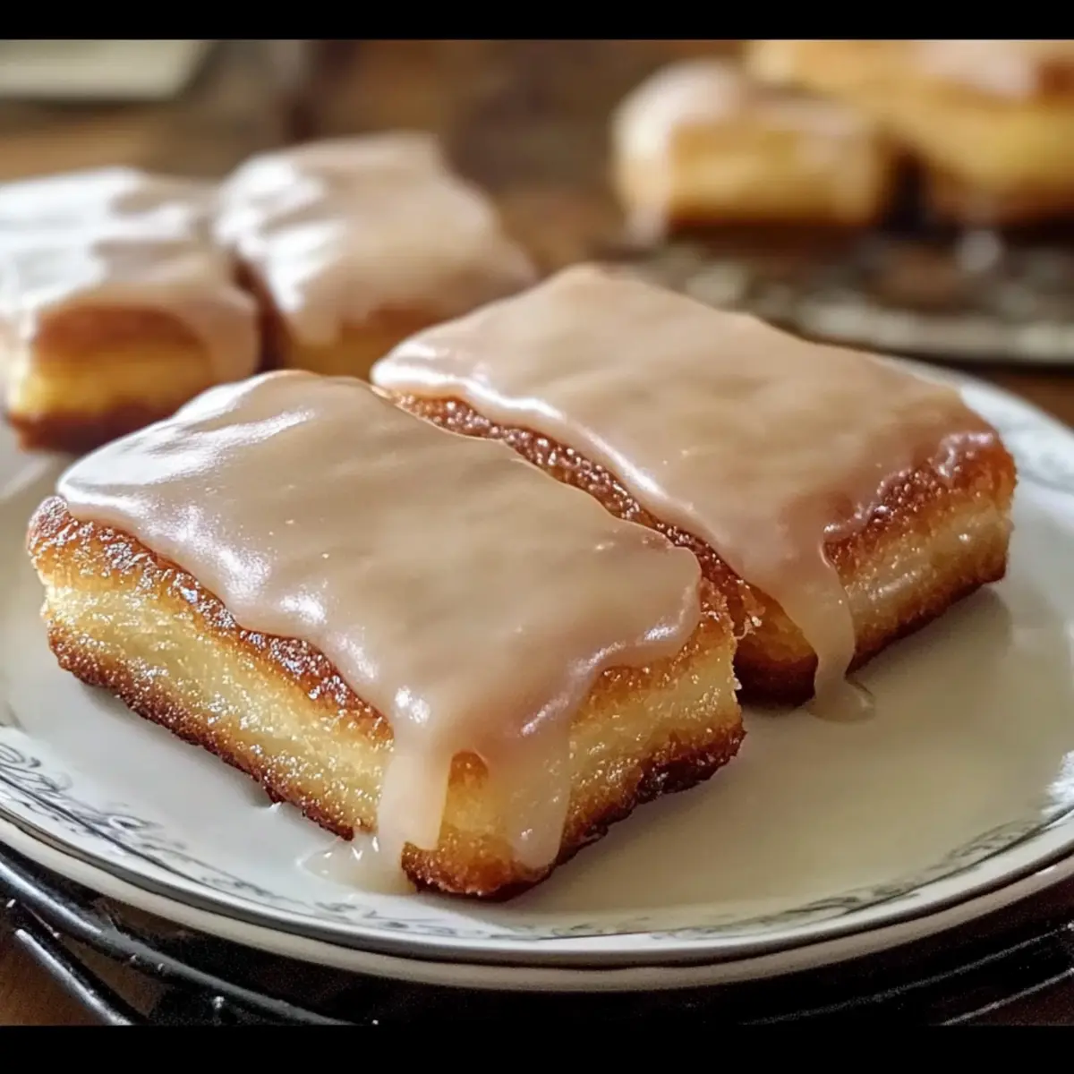 Maple Donut Bars