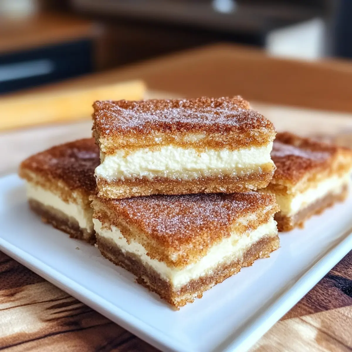 Churro Cheesecake Bars