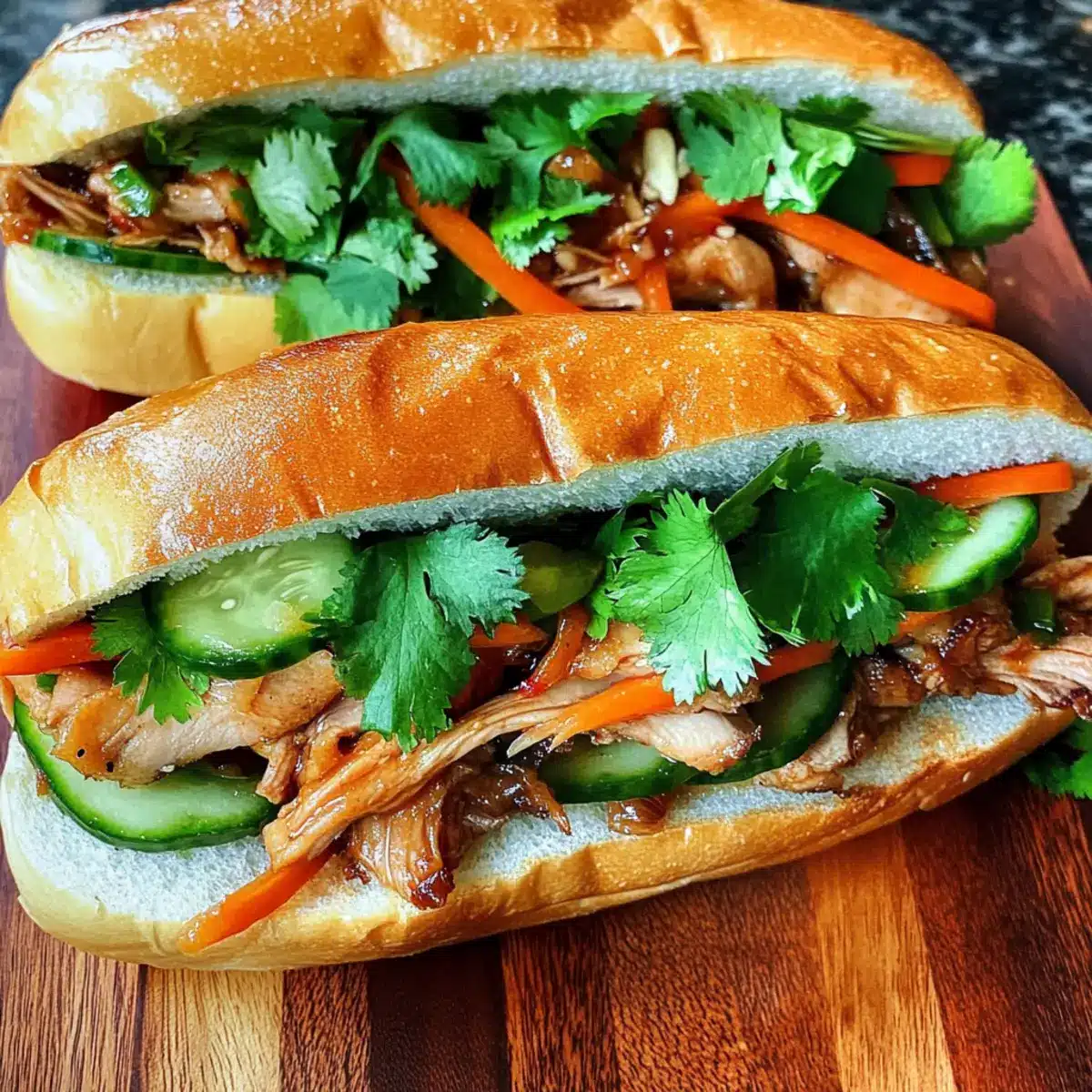 Vietnamese Chicken Banh Mi Recipe