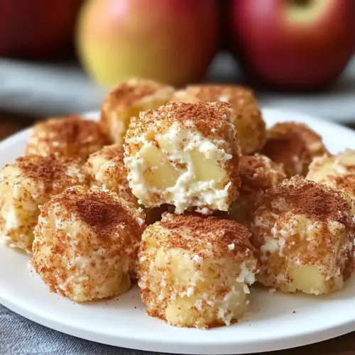 Cinnamon Apple Cottage Cheese Bites