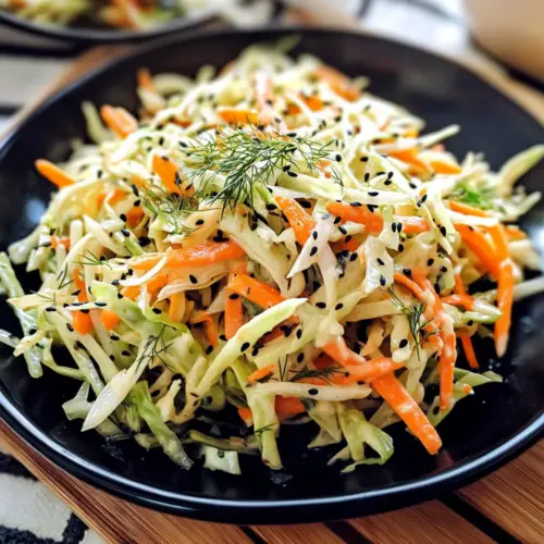 simple cabbage and carrot salad