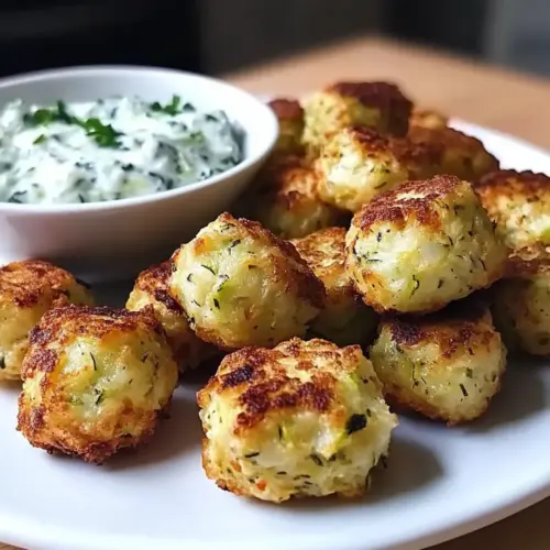 Crispy Greek Zucchini Tots