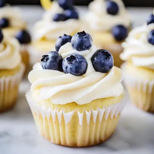 Lemon Blueberry Cupcakes
