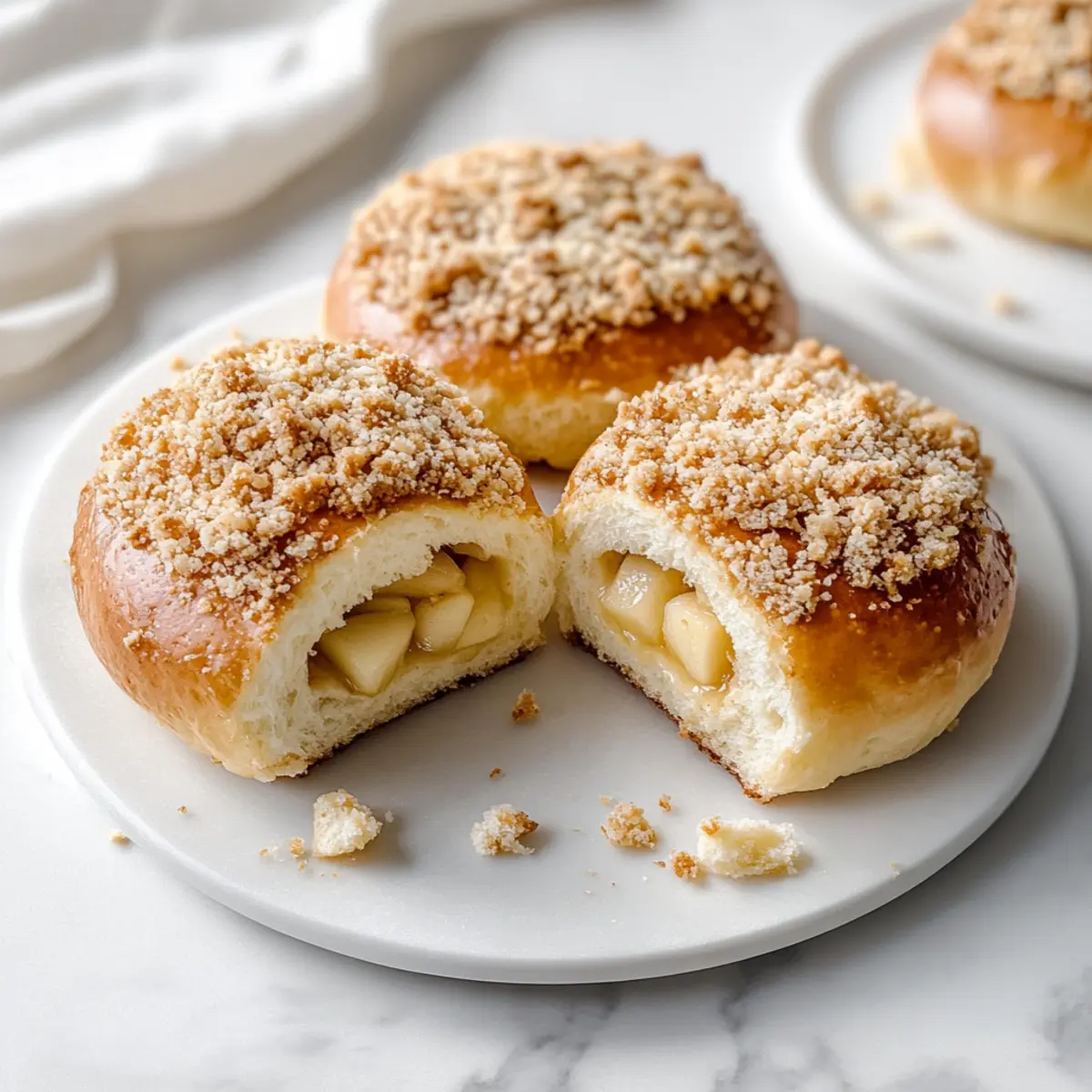 Apple Cheesecake Buns