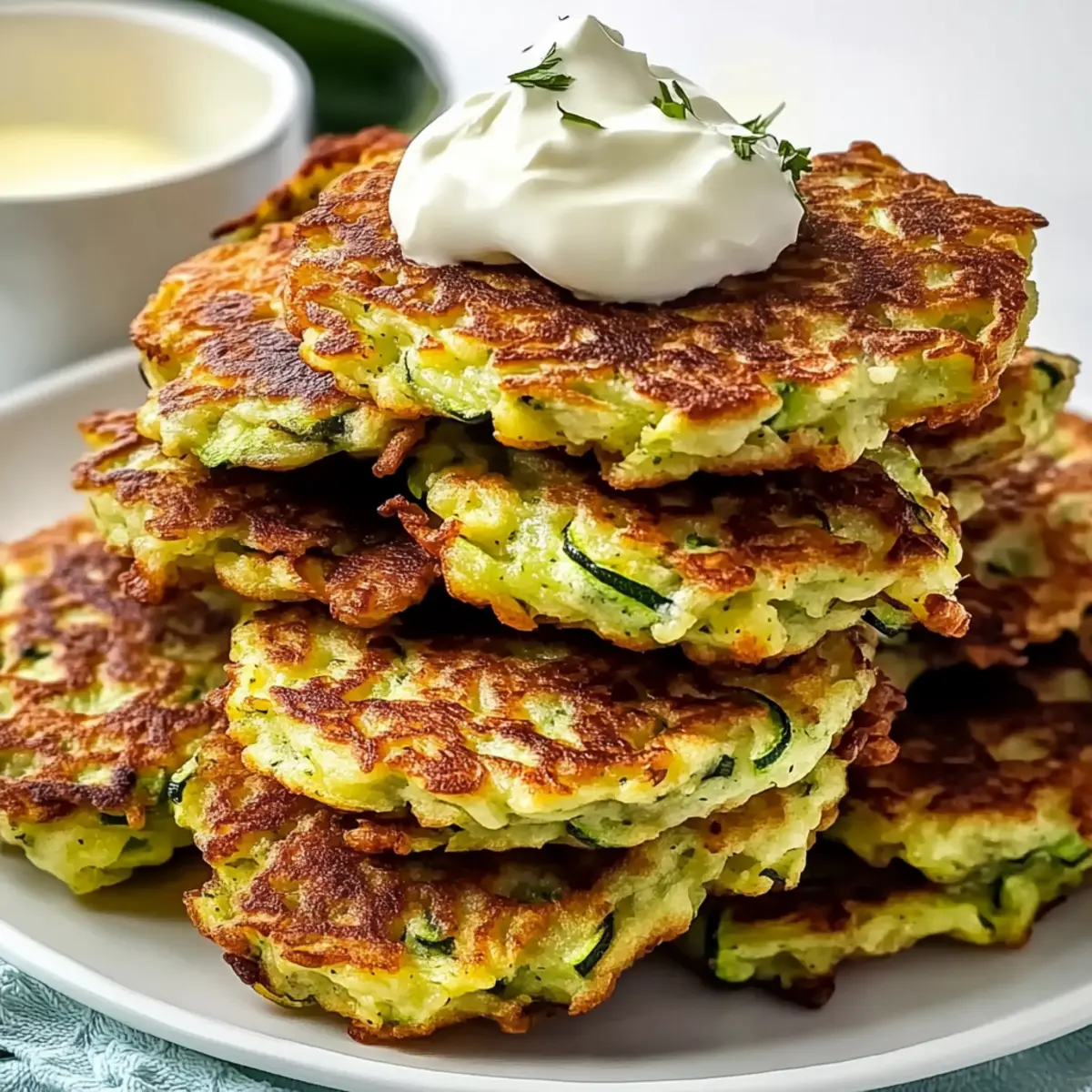Crispy Zucchini Fritters