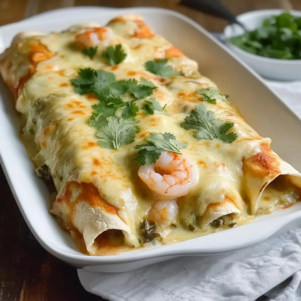 Creamy Shrimp Enchiladas