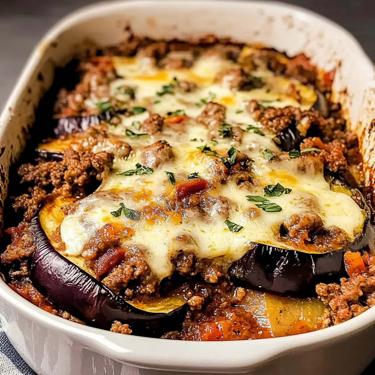 Ground Beef and Eggplant