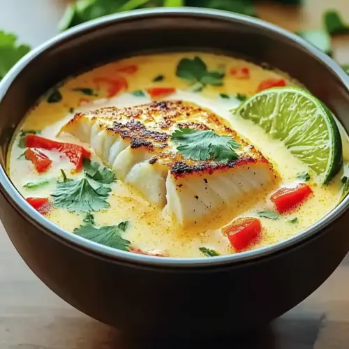 Coconut Lime Fish Soup