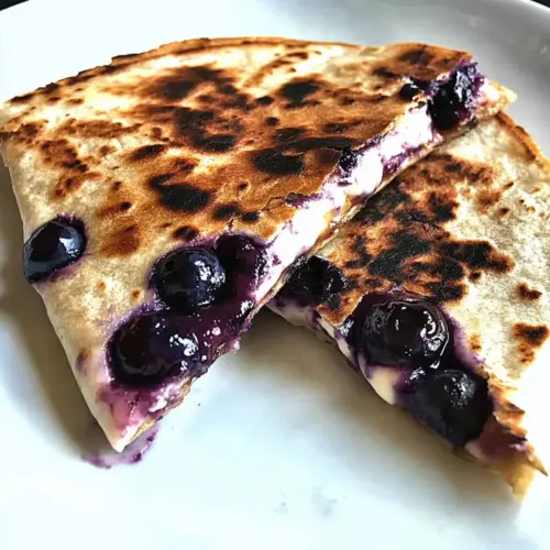 Blueberry Breakfast Quesadilla