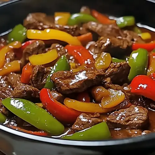PEPPER STEAK IN A CROCK POT