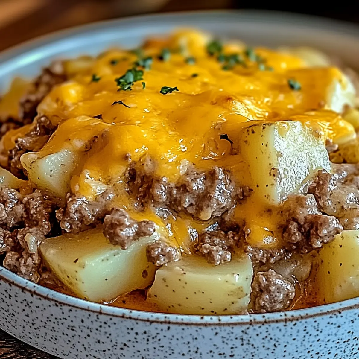 Slow Cooker Cowboy Potato Casserole