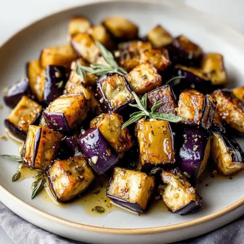 Garlic Roasted Eggplant