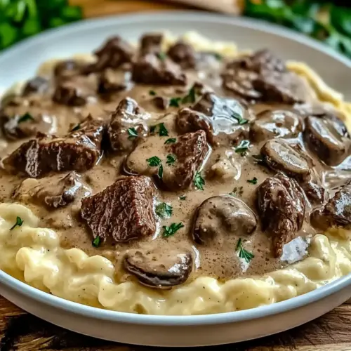 Keto Beef Stroganoff