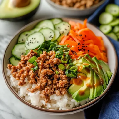 Ground Turkey Rice Bowls