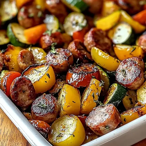 Sheet Pan Sausage & Veggies