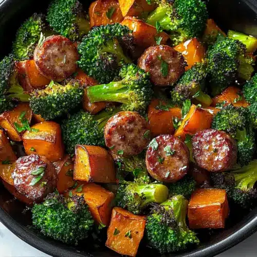 Honey Garlic Sausage and Sweet Potato