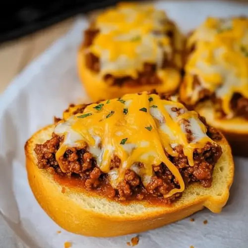 Garlic Bread Sloppy Joes
