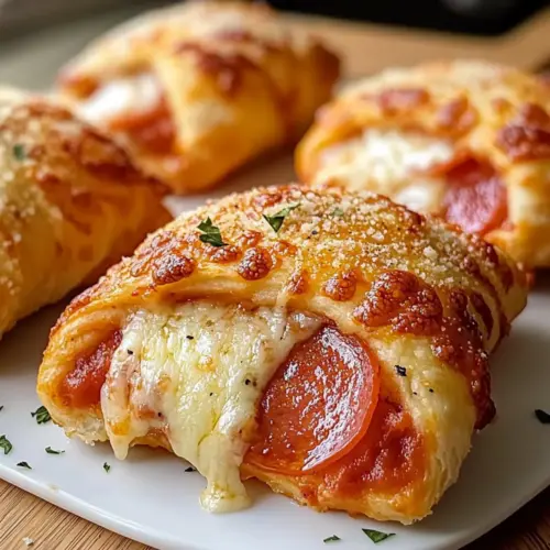 Pepperoni Pizza Crescent Rolls