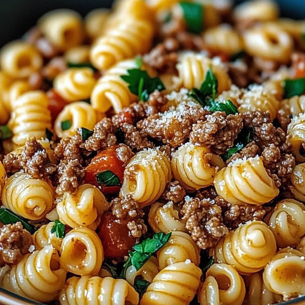 Marry Me Ground Beef Pasta