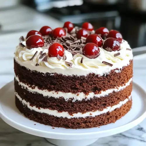 Black Forest Cake Recipe