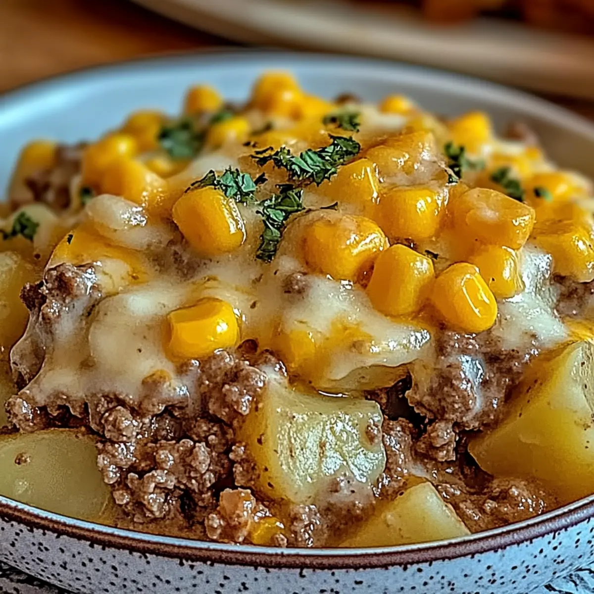 Slow Cooker Cowboy Potato Casserole