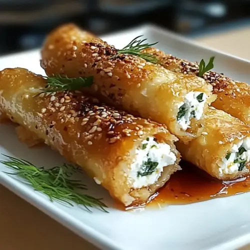 Crispy Feta Rolls