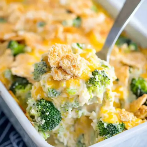 Broccoli Casserole with Ritz Crackers