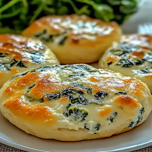 Easy Spinach Cottage Cheese Flagels