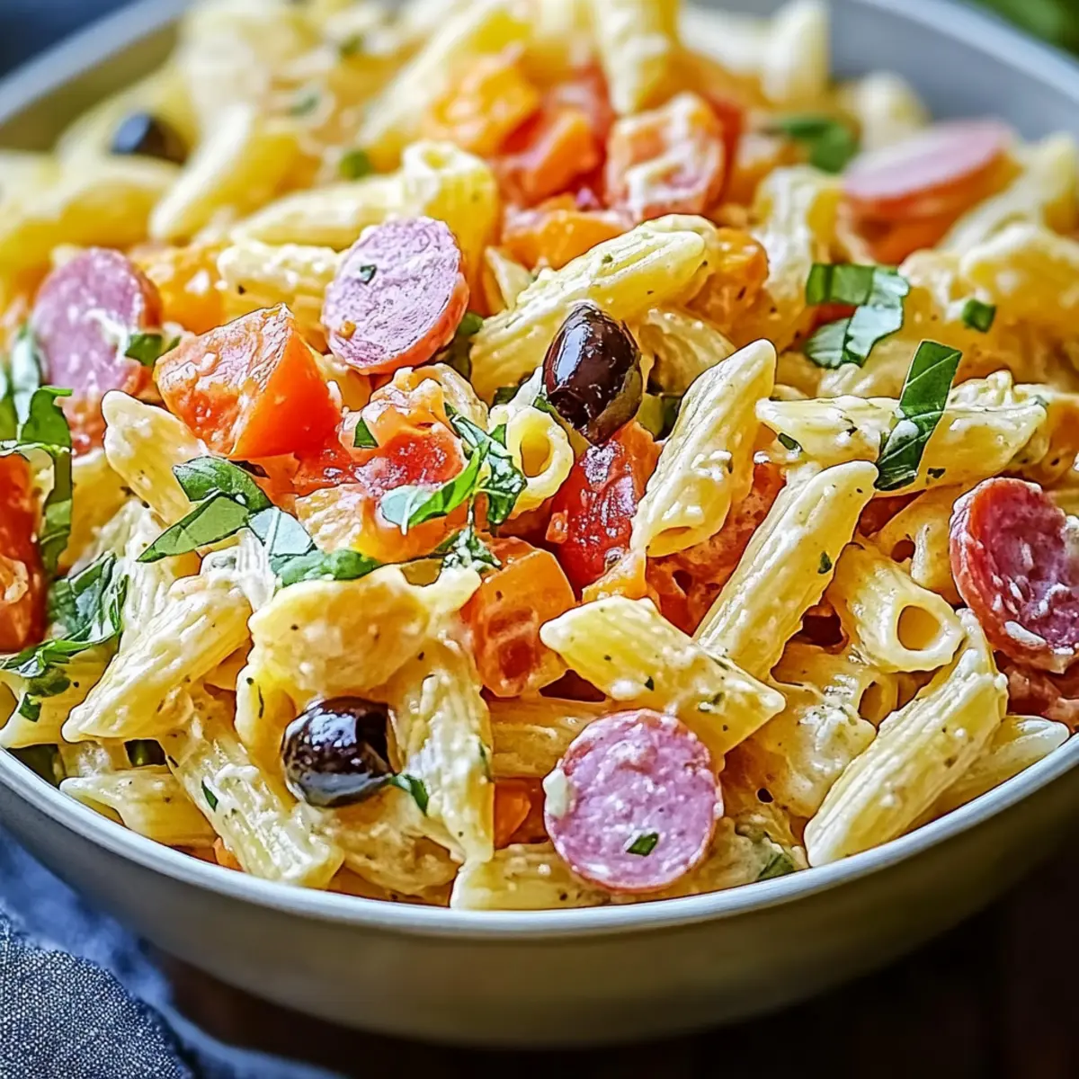 Italian Grinder Pasta Salad