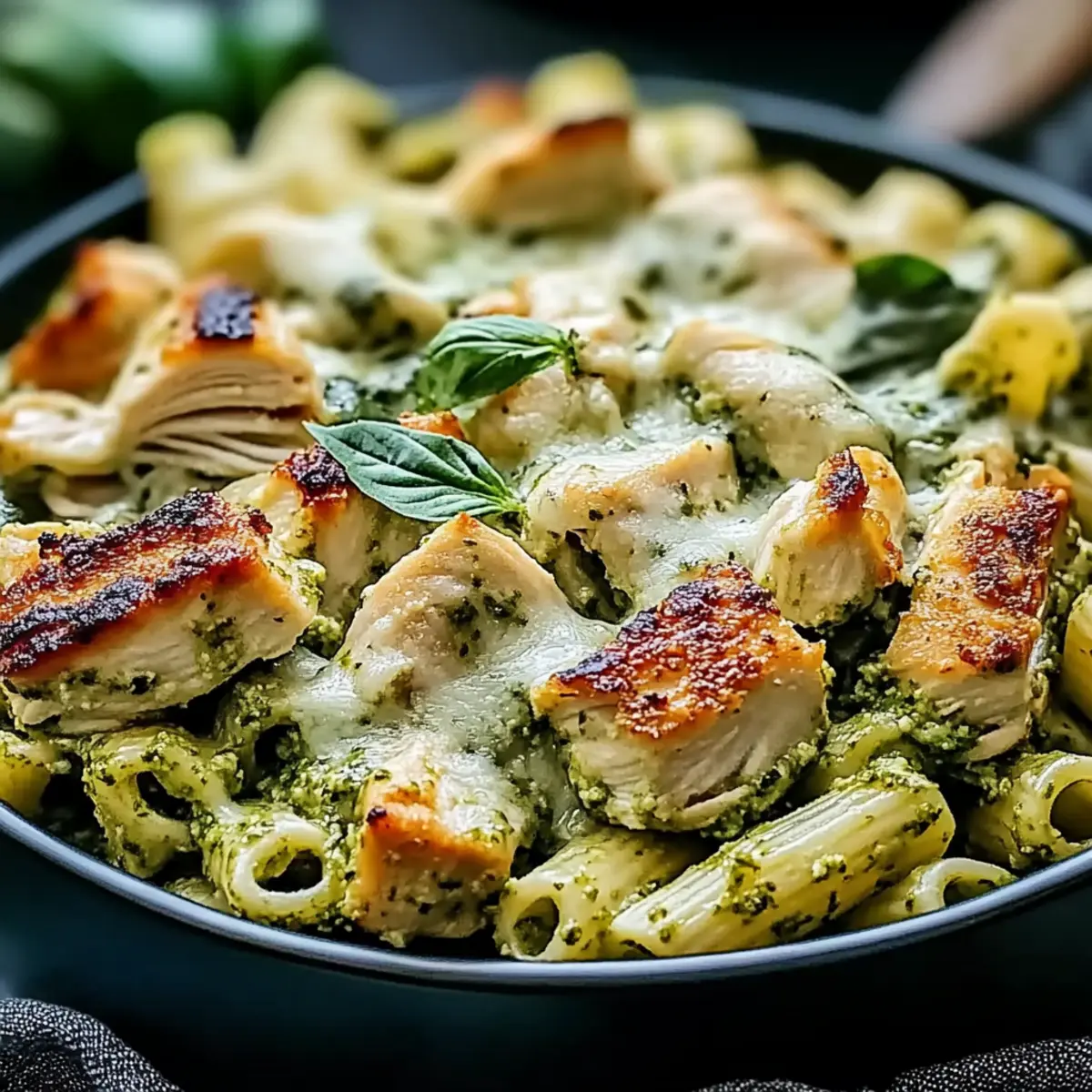Creamy Pesto Chicken Pasta