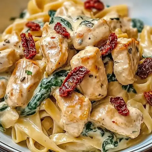 Ultra Creamy Tuscan Chicken Pasta