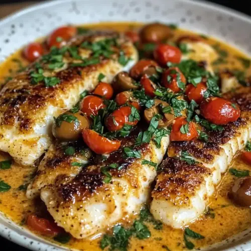 Garlic Butter Mediterranean Tilapia