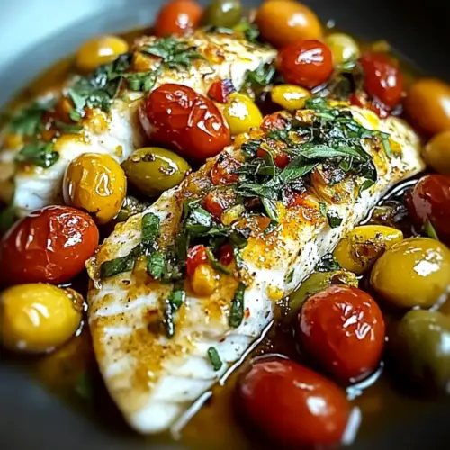 Mediterranean Baked Fish