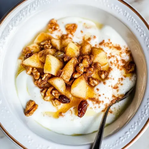 Cinnamon Apple Yogurt Bowls