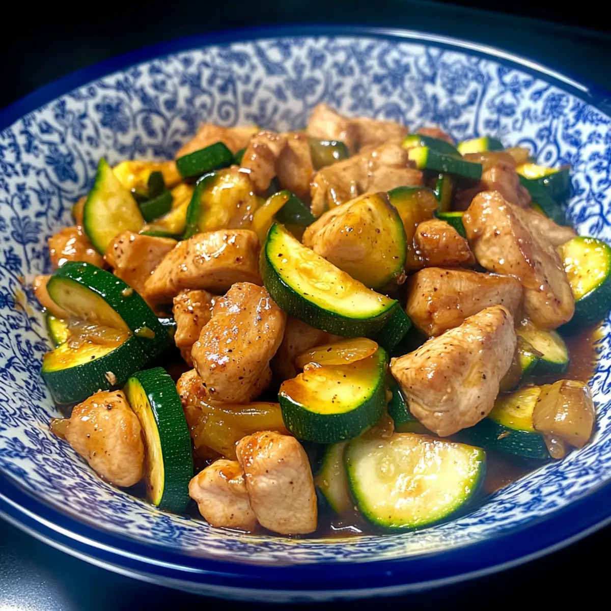 Chicken Zucchini Stir Fry