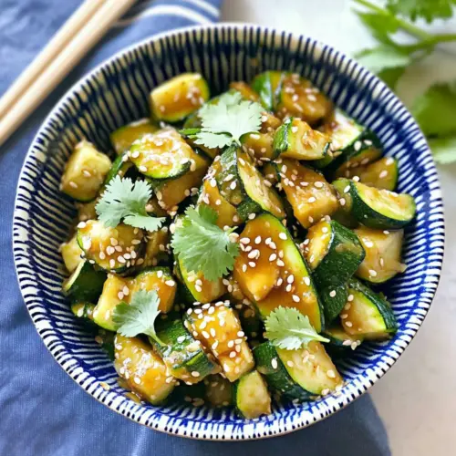 Hibachi-Style Sesame Ginger Zucchini