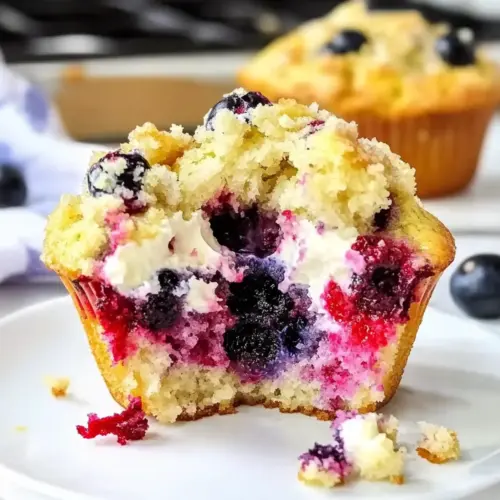 Berry Cream Cheese Muffins