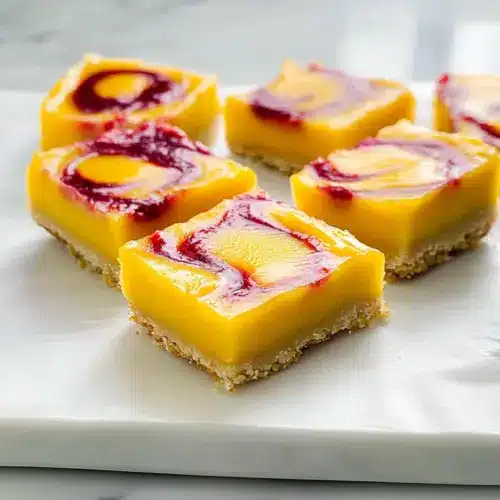 Raspberry Mango Bars