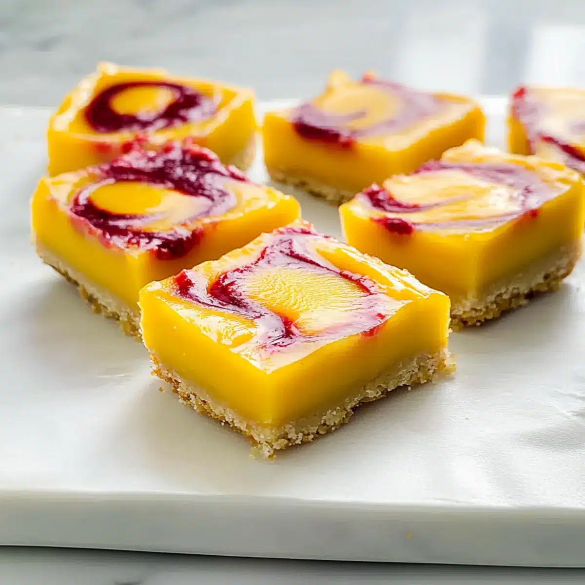 Raspberry Mango Bars
