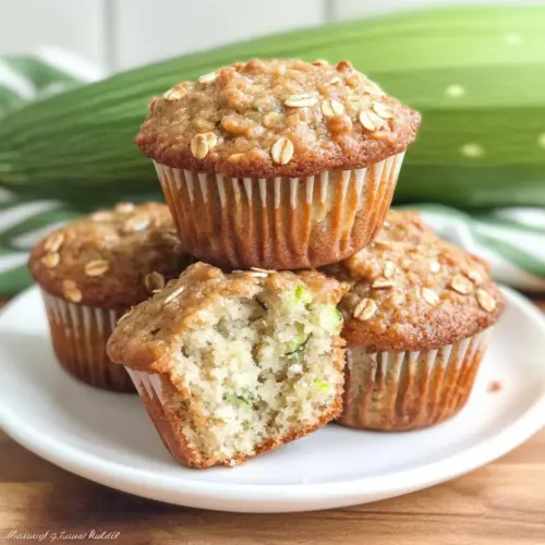 Zucchini Oatmeal Muffins