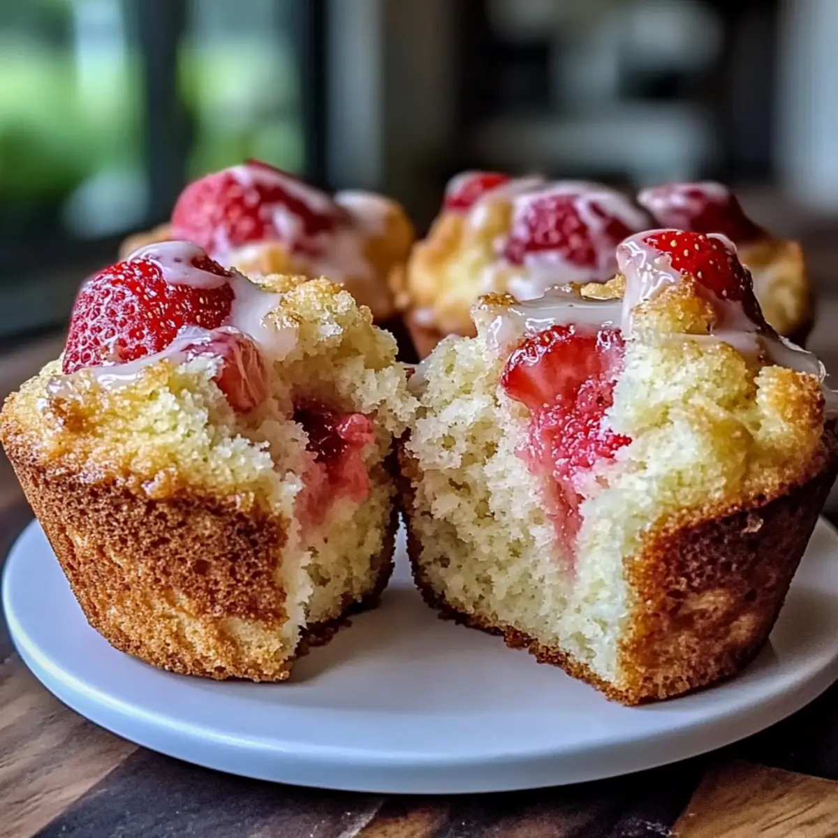 Strawberry Shortcake Muffins